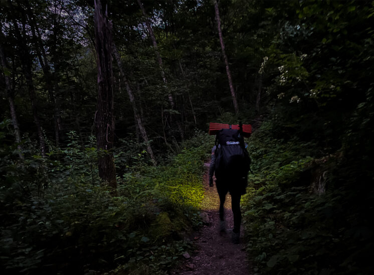 夏の常念山脈縦走登山