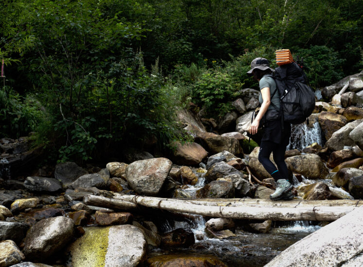 夏の常念山脈縦走登山